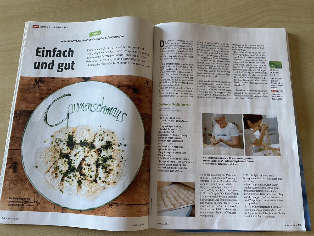 ORF Nachlese, April 2021